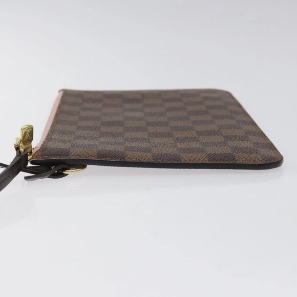 LOUIS VUITTON Damier Ebene Neverfull MM Pouch Accessory Pouch LV Auth 116283 - Picture 8 of 16